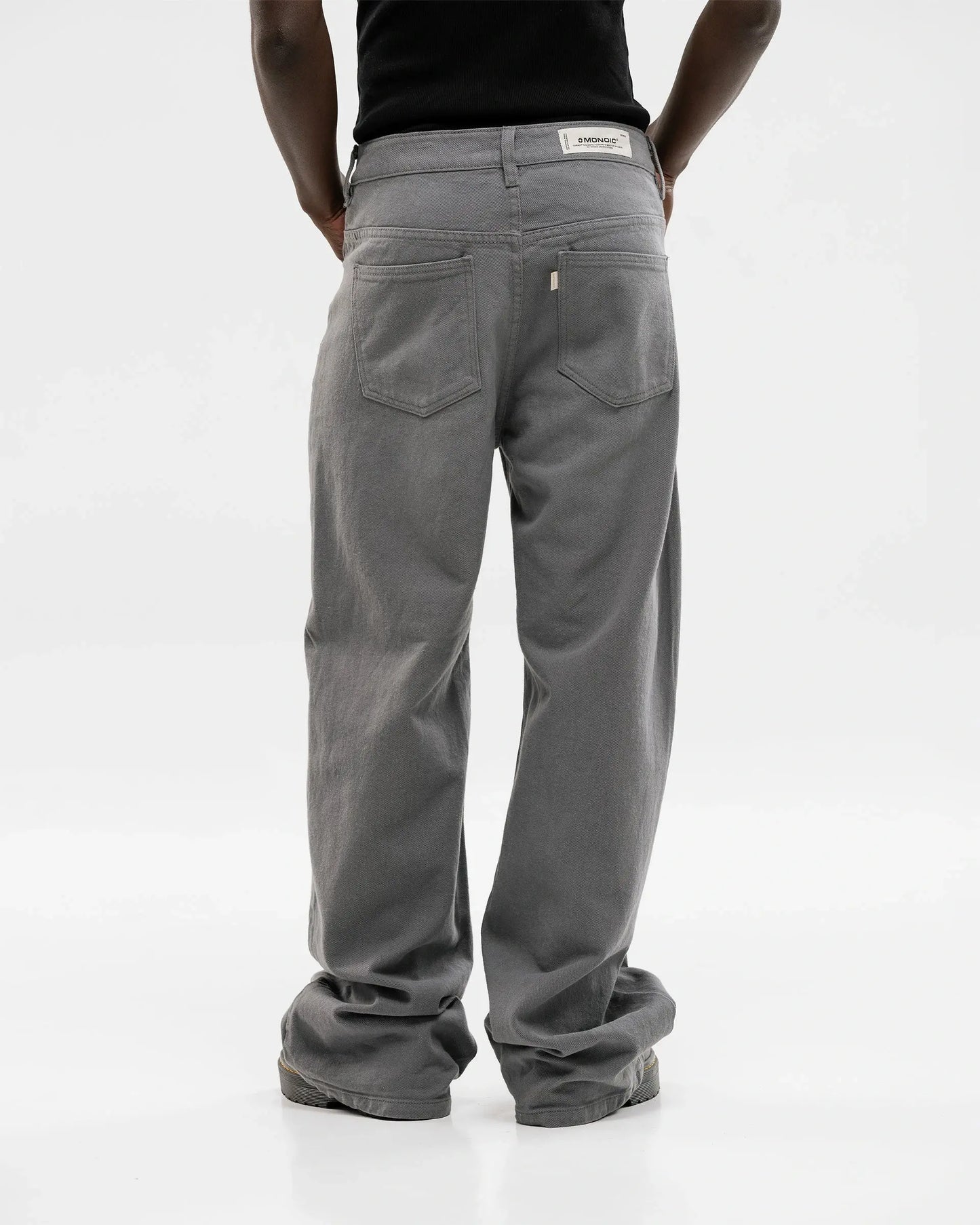 Monoic Wide Fit Jean - Gris Ratón