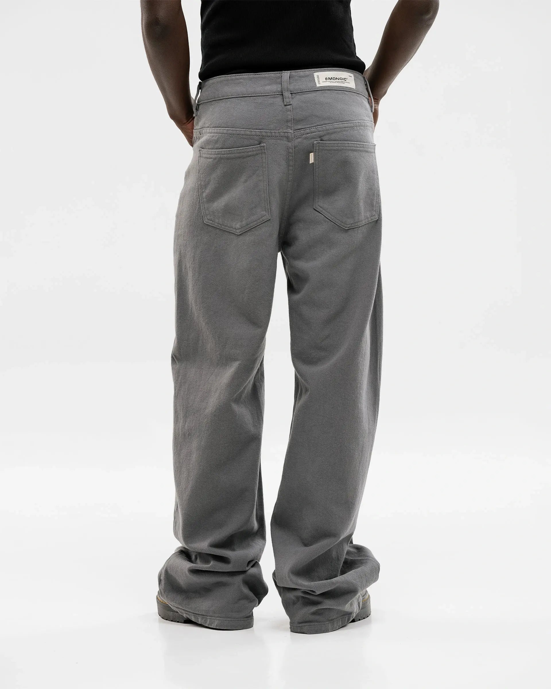 Monoic Wide Fit Jean - Gris Ratón