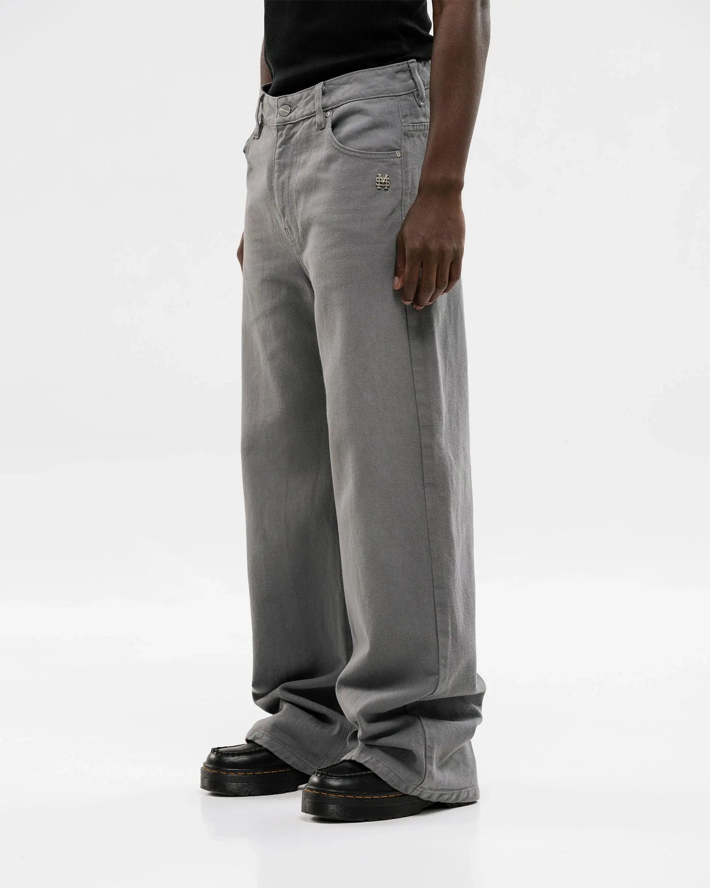 Monoic Wide Fit Jean - Gris Ratón