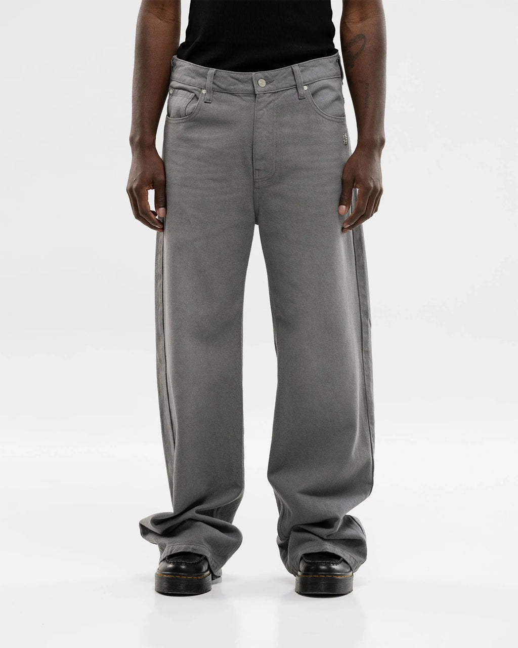 Monoic Wide Fit Jean - Gris Ratón