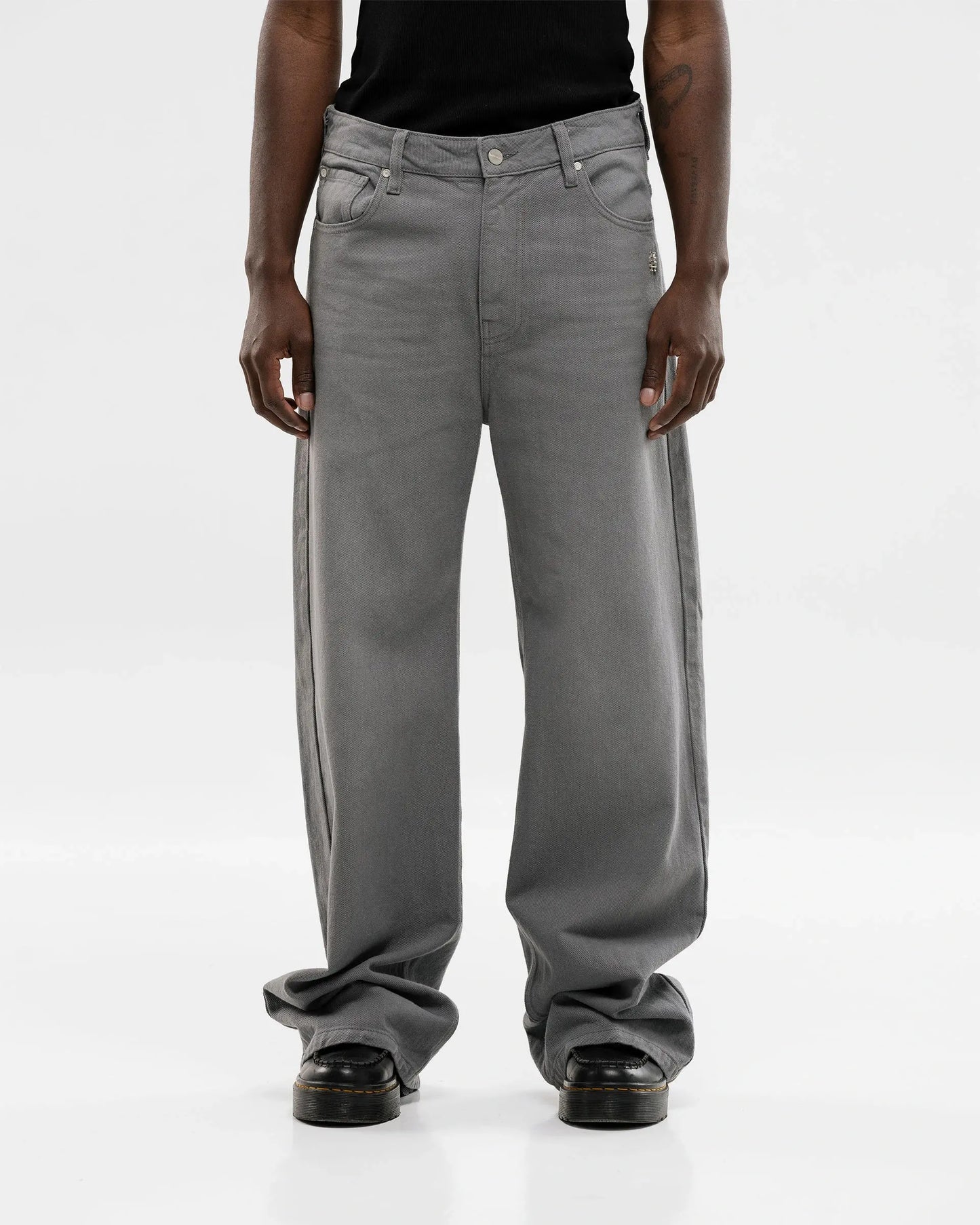 Monoic Wide Fit Jean - Gris Ratón