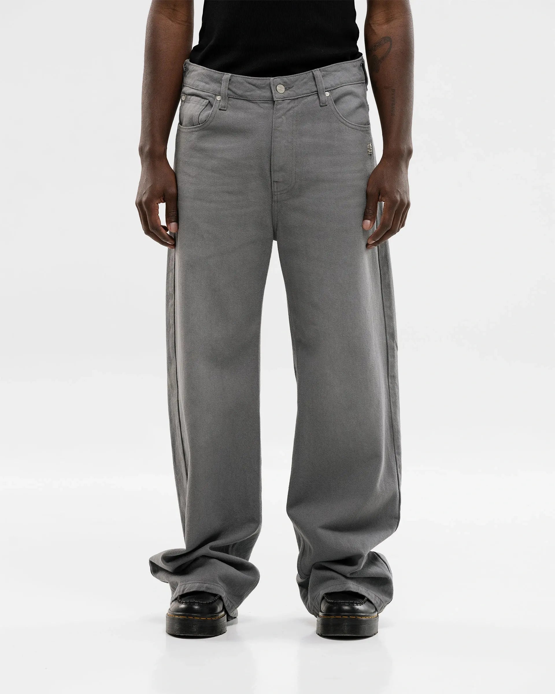 Monoic Wide Fit Jean - Gris Ratón