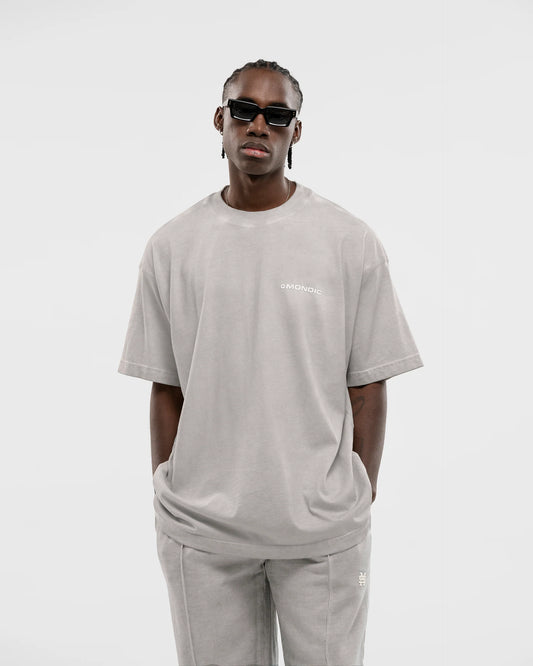 Monoic Camiseta Oversized Básica V2 - Gris Desgastado