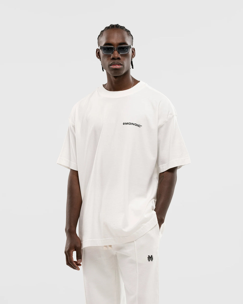 Monoic Camiseta Oversized Básica V2 - Off White