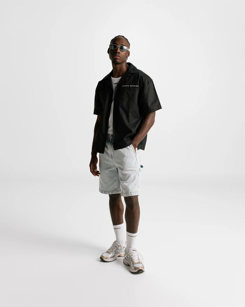 Monoic Overshirt Studios Negro Oscuro
