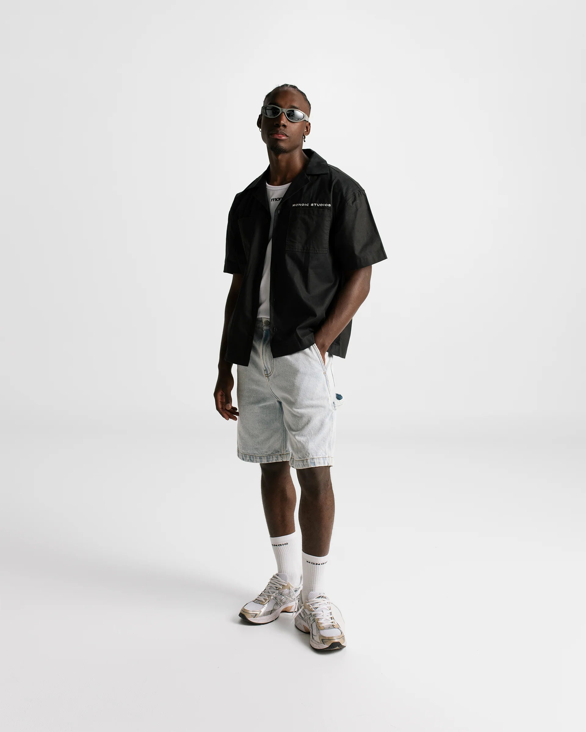 Monoic Overshirt Studios Negro Oscuro