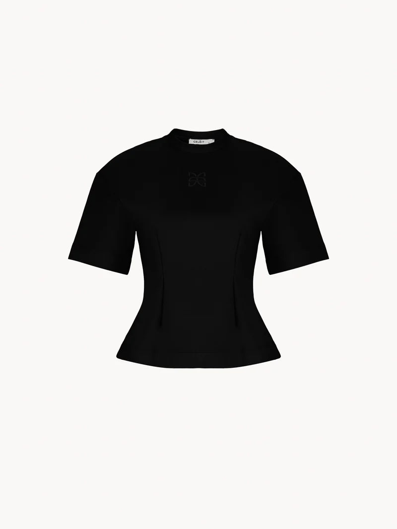 Celeit girly oversized tee black CGIRLYOVERSIZEDTEEBLACK