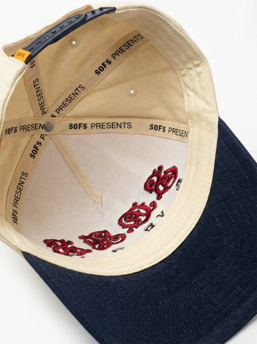 Son of son Territory issue — cream / navy PC-008