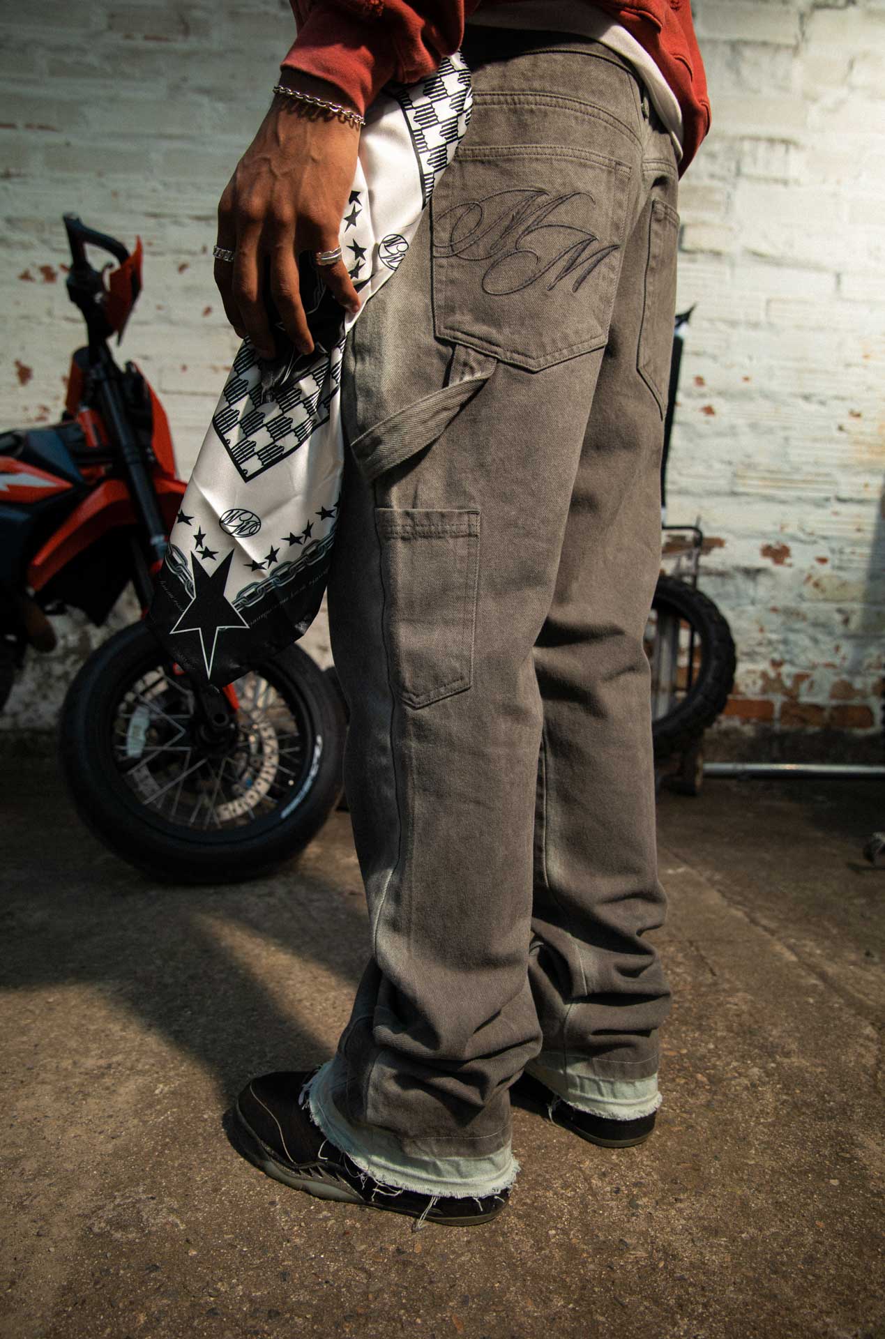 Culturewise jean flare gris CWQ3FLARE-02