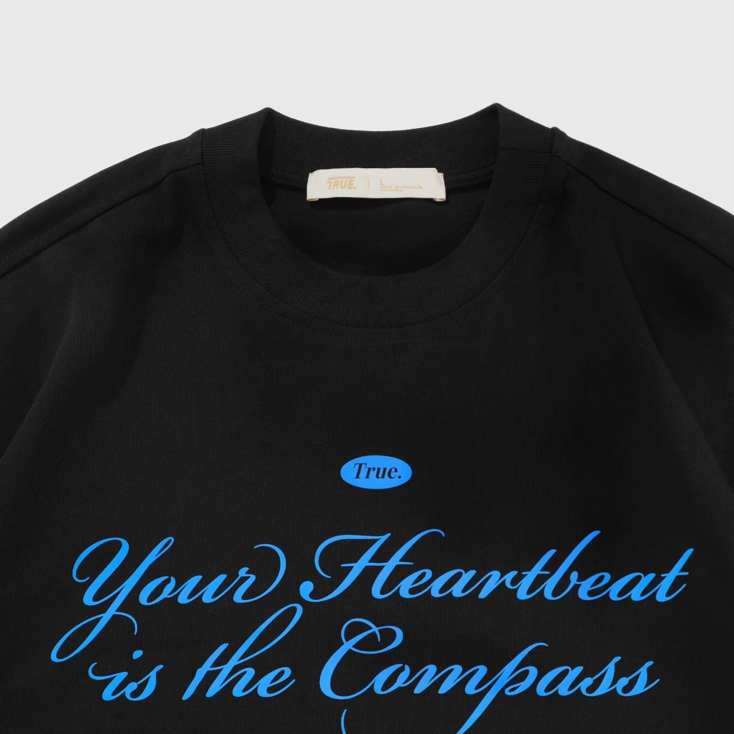 True Heartbeat Oversized T-Shirt - Black