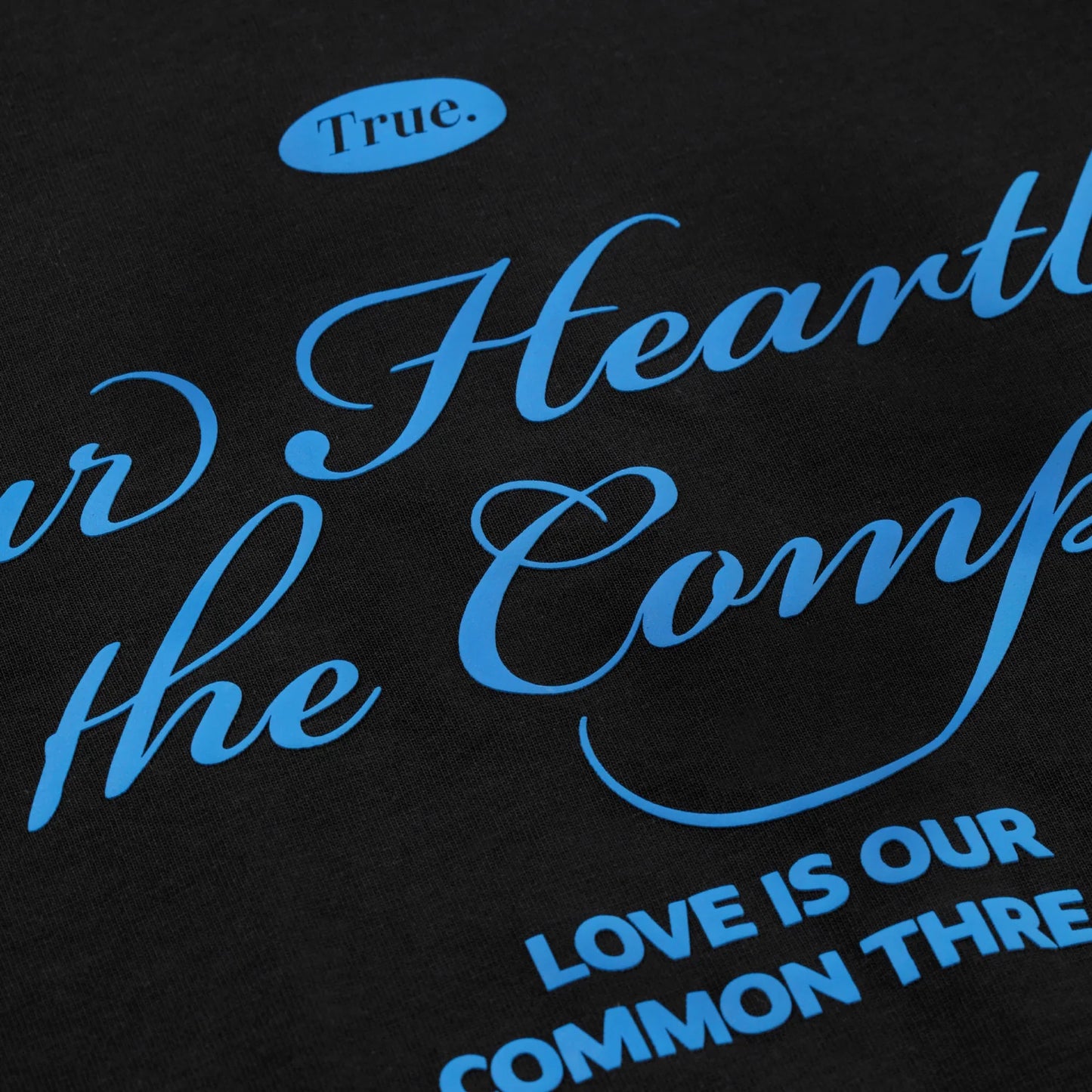 True Heartbeat Oversized T-Shirt - Black