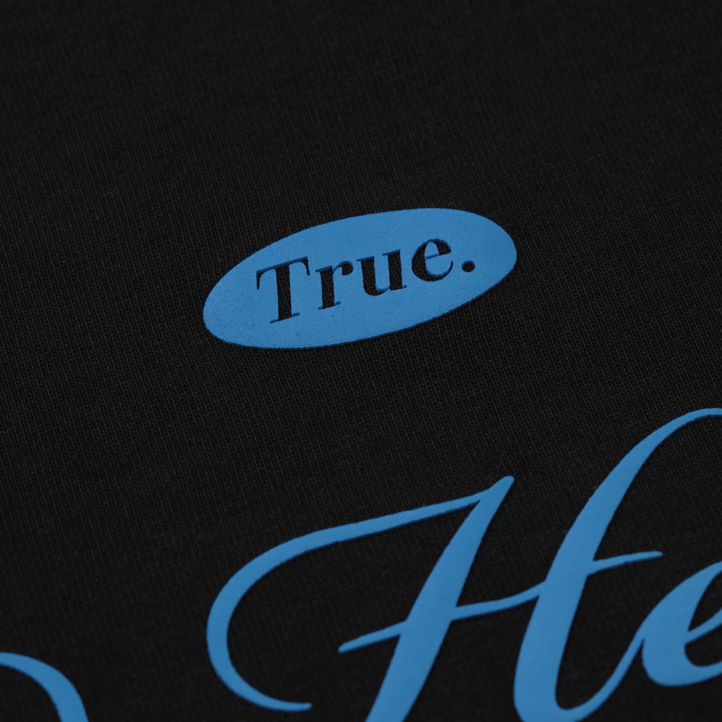 True Heartbeat Oversized T-Shirt - Black