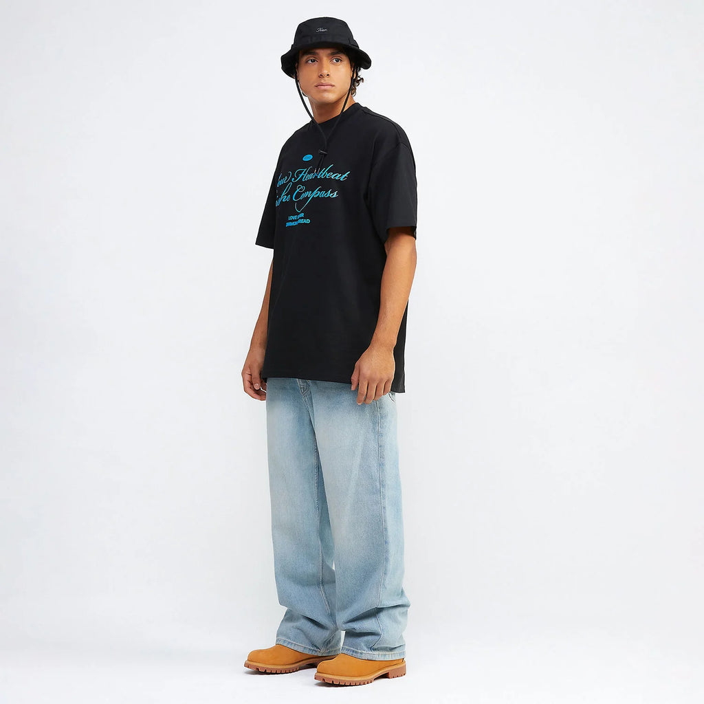 True Heartbeat Oversized T-Shirt - Black