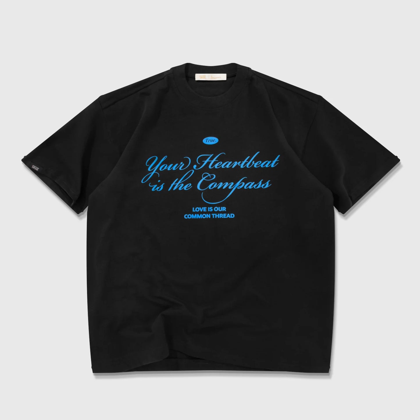 True Heartbeat Oversized T-Shirt - Black