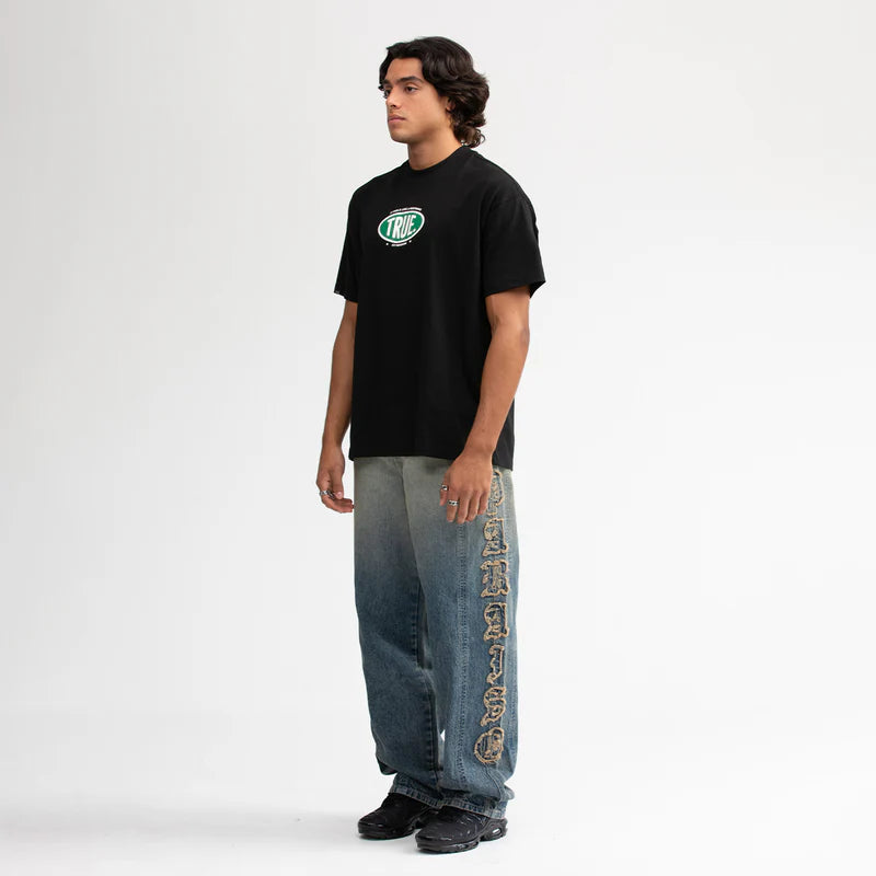 True Heatwave Oversized T-Shirt - Black