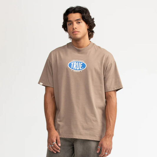 True Heatwave Oversized T-Shirt - Khaki