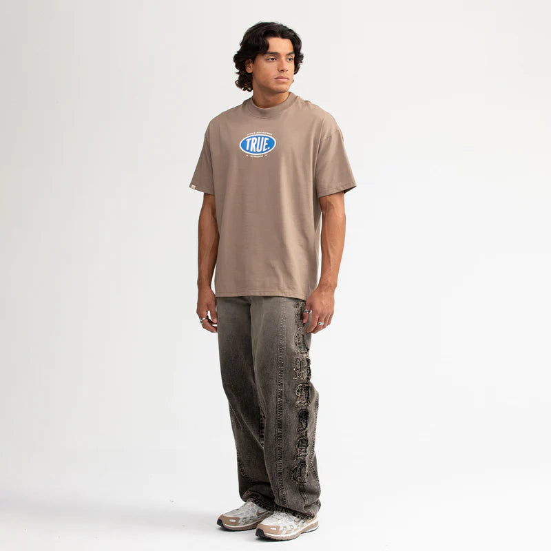 True Heatwave Oversized T-Shirt - Khaki