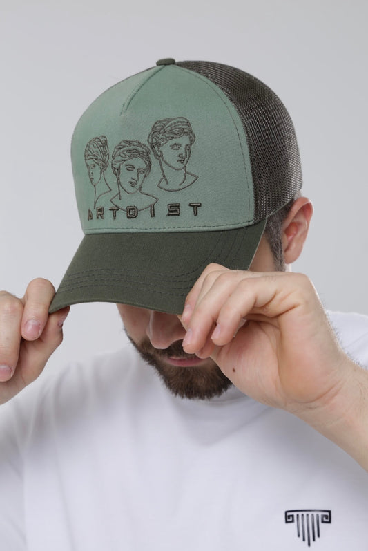 Artdist Green Trucker cap