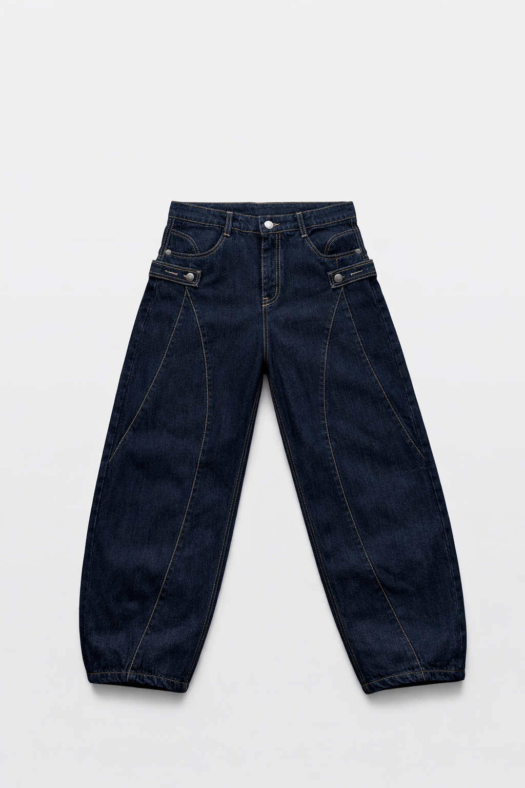 Hooded Baggy Hooded Jean 3 / 3 HTH007