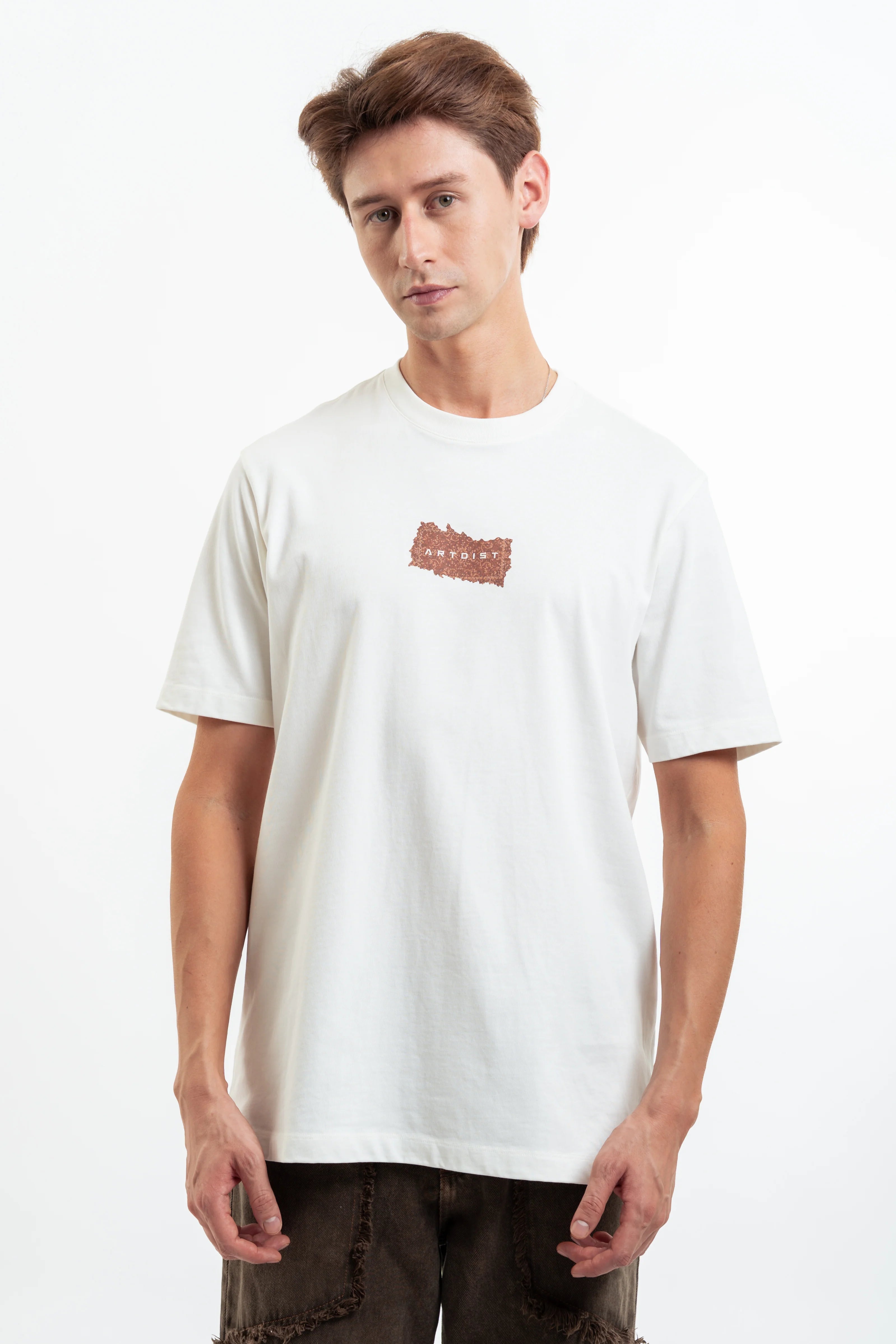 Artdist Zafir Ivory Regular Fit T-Shirt