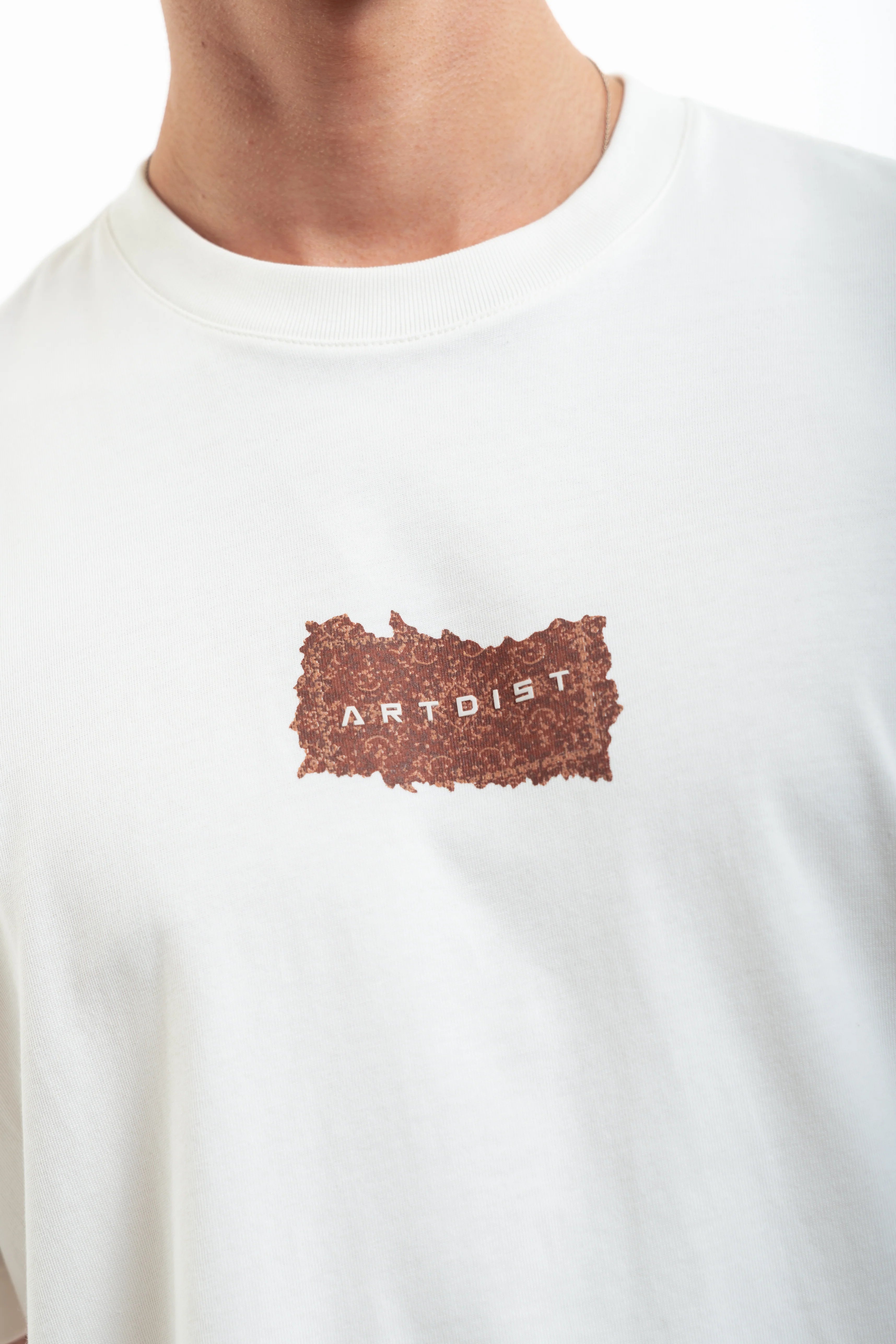 Artdist Zafir Ivory Regular Fit T-Shirt