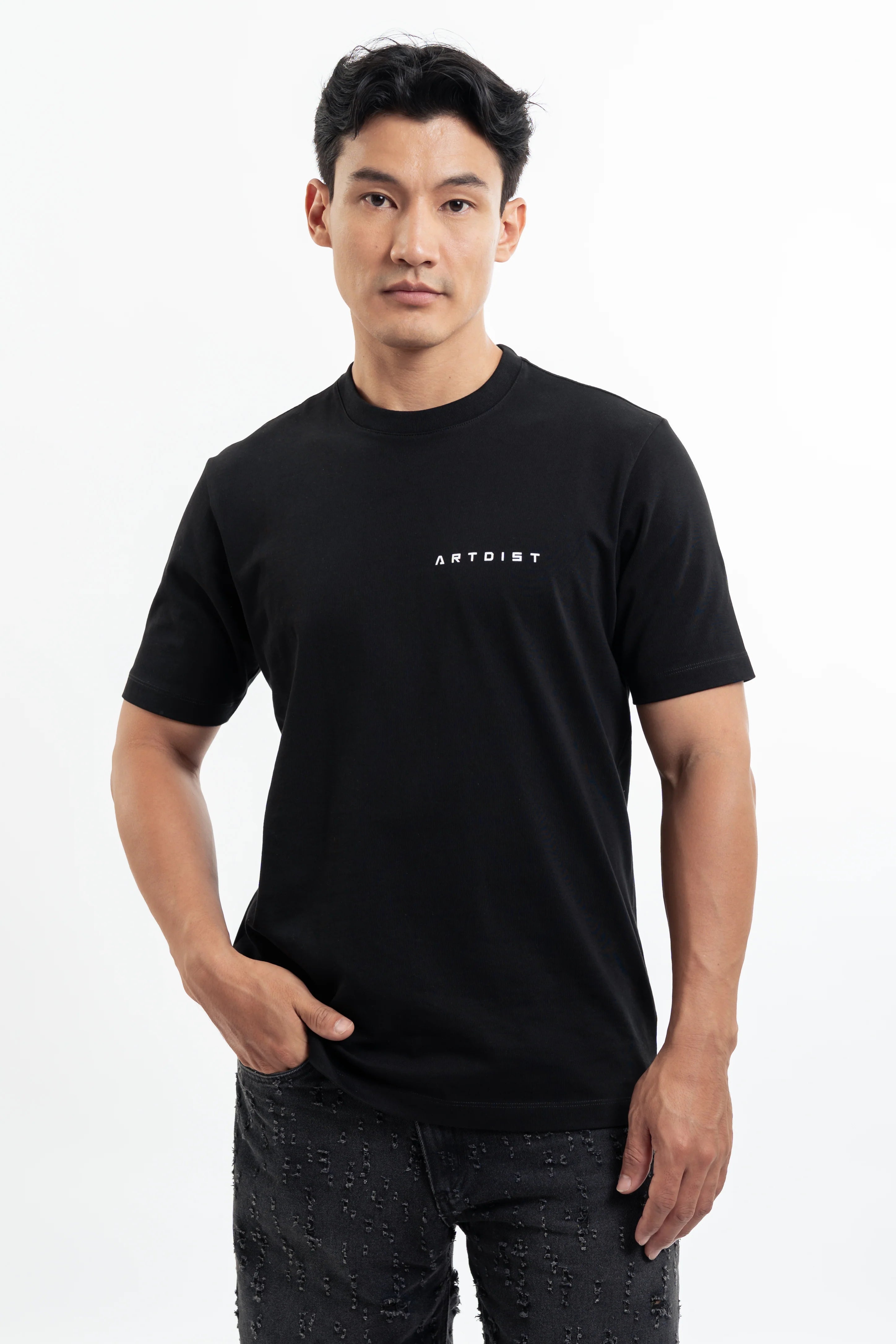 Artdist Core Black Regular Fit T-Shirt