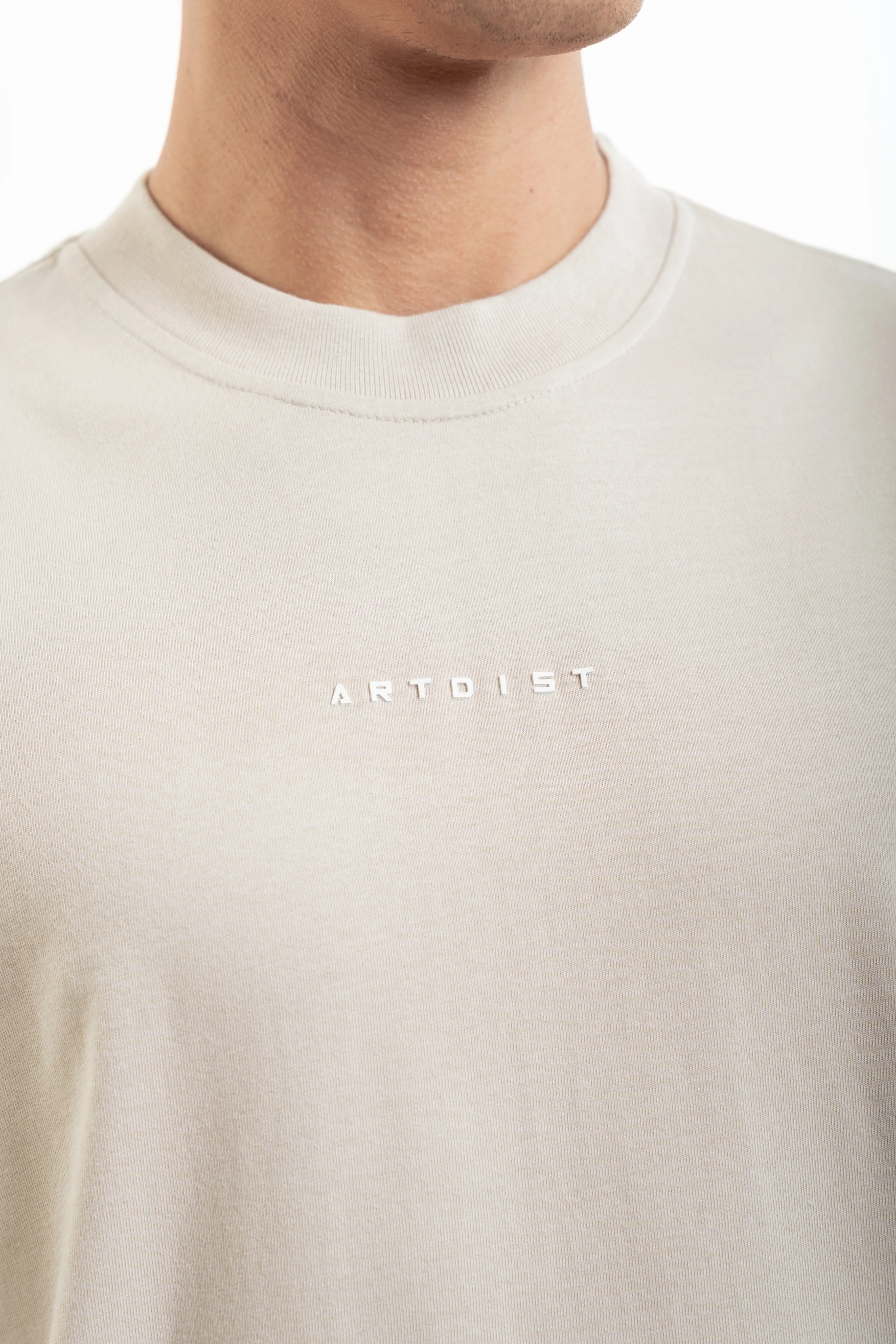 Artdist Column Sand Semioversized Fit T-Shirt