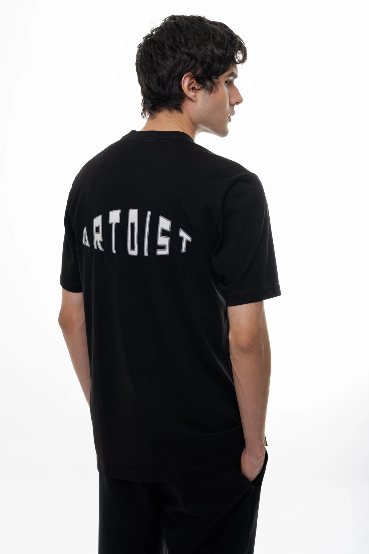 Artdist Ink Black Regular Fit T-Shirt