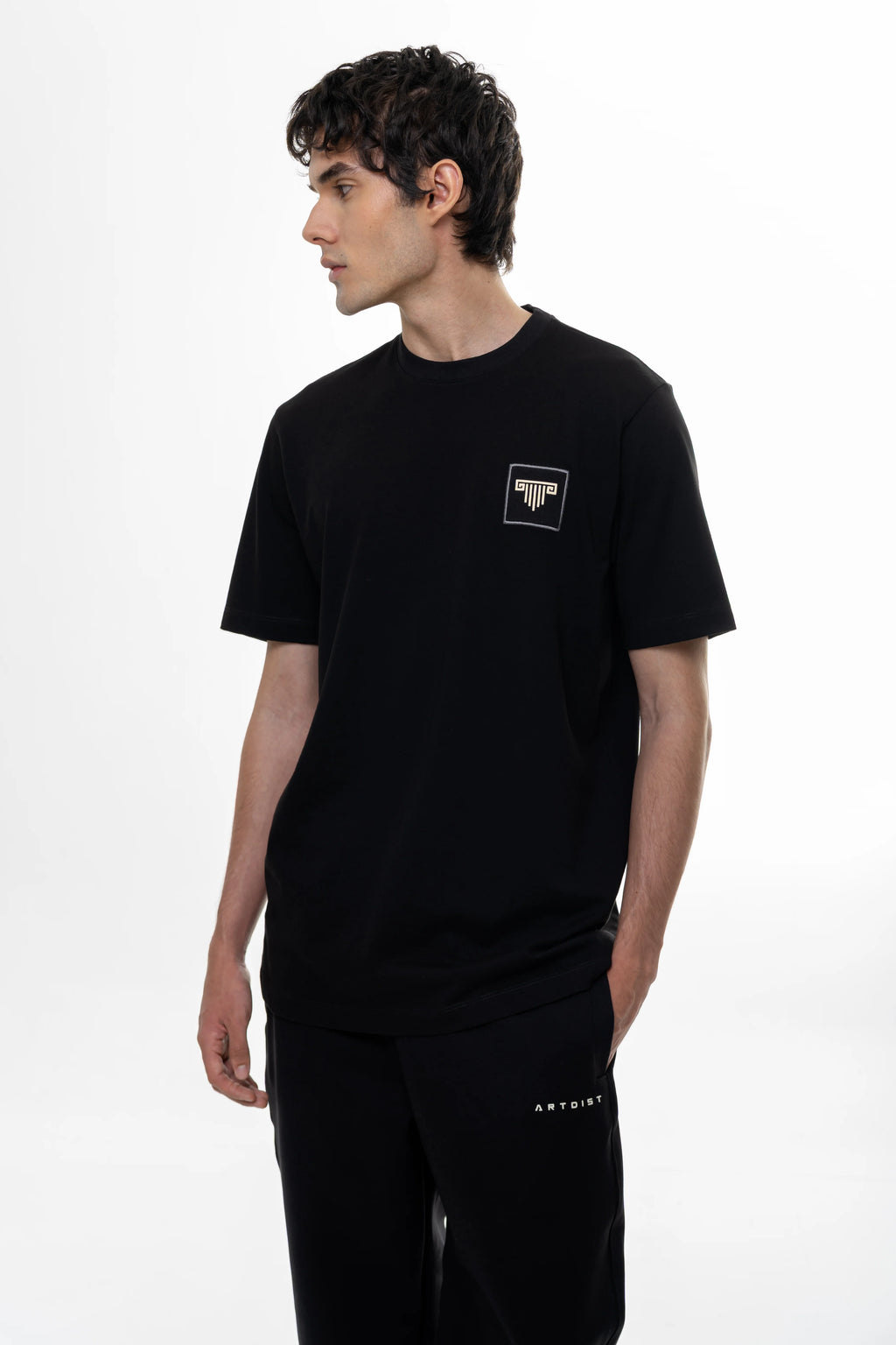 Artdist Ink Black Regular Fit T-Shirt