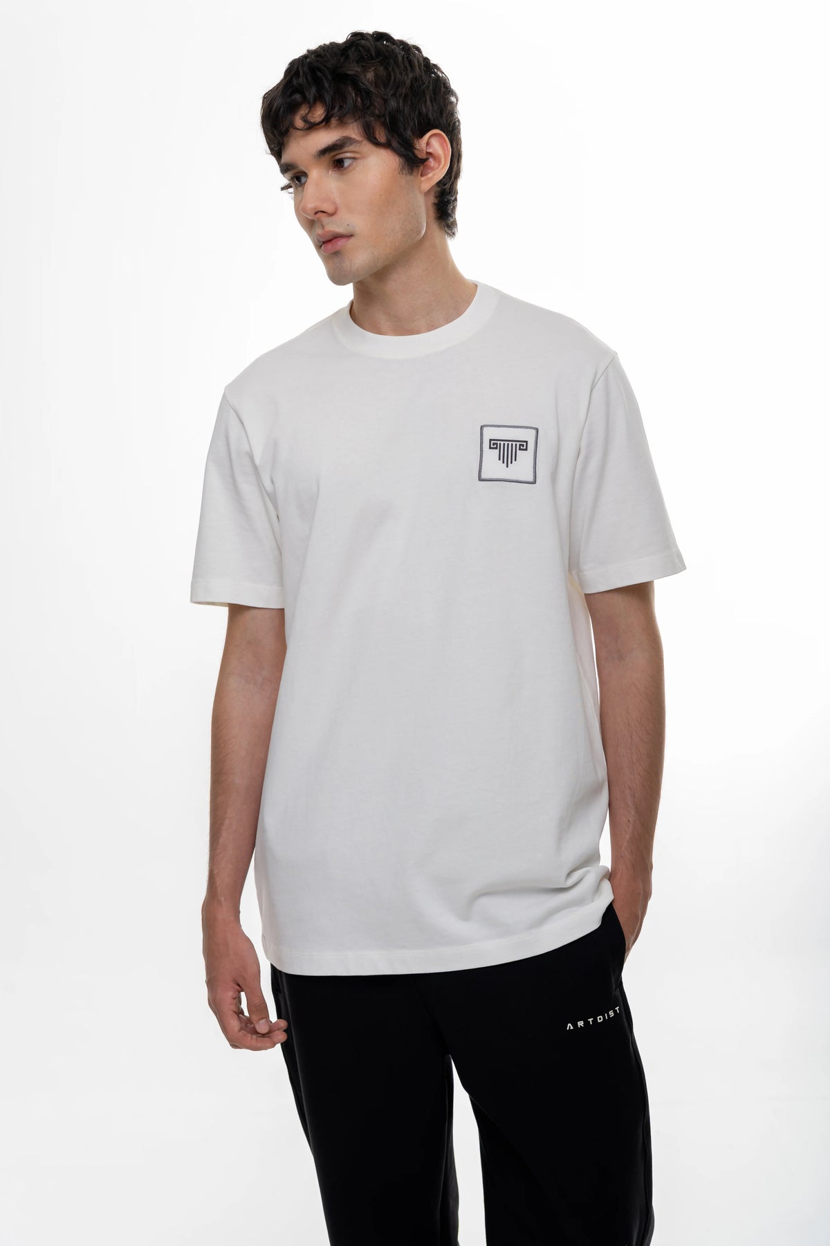 Artdist Ink Ivory Regular Fit T-Shirt