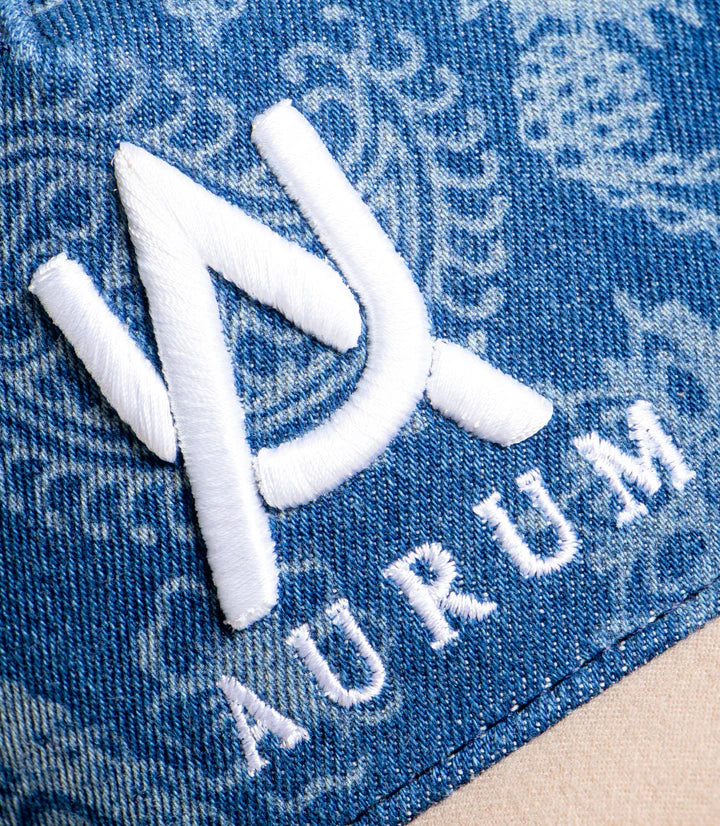Aurum Denim Bandana Cap