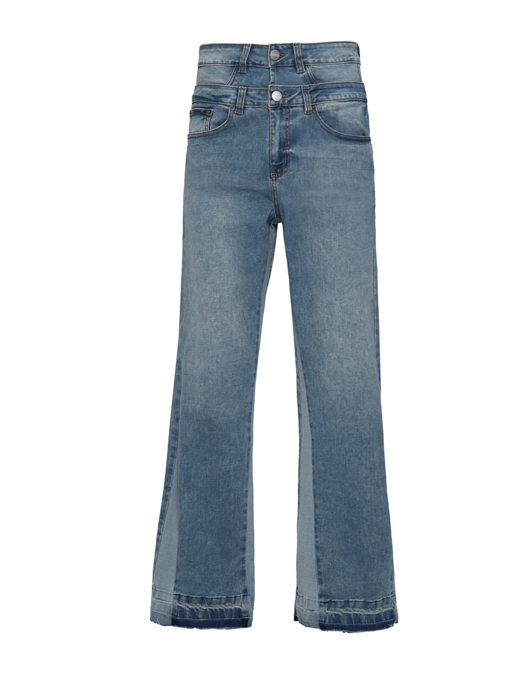 Sinners double blue flared jeans