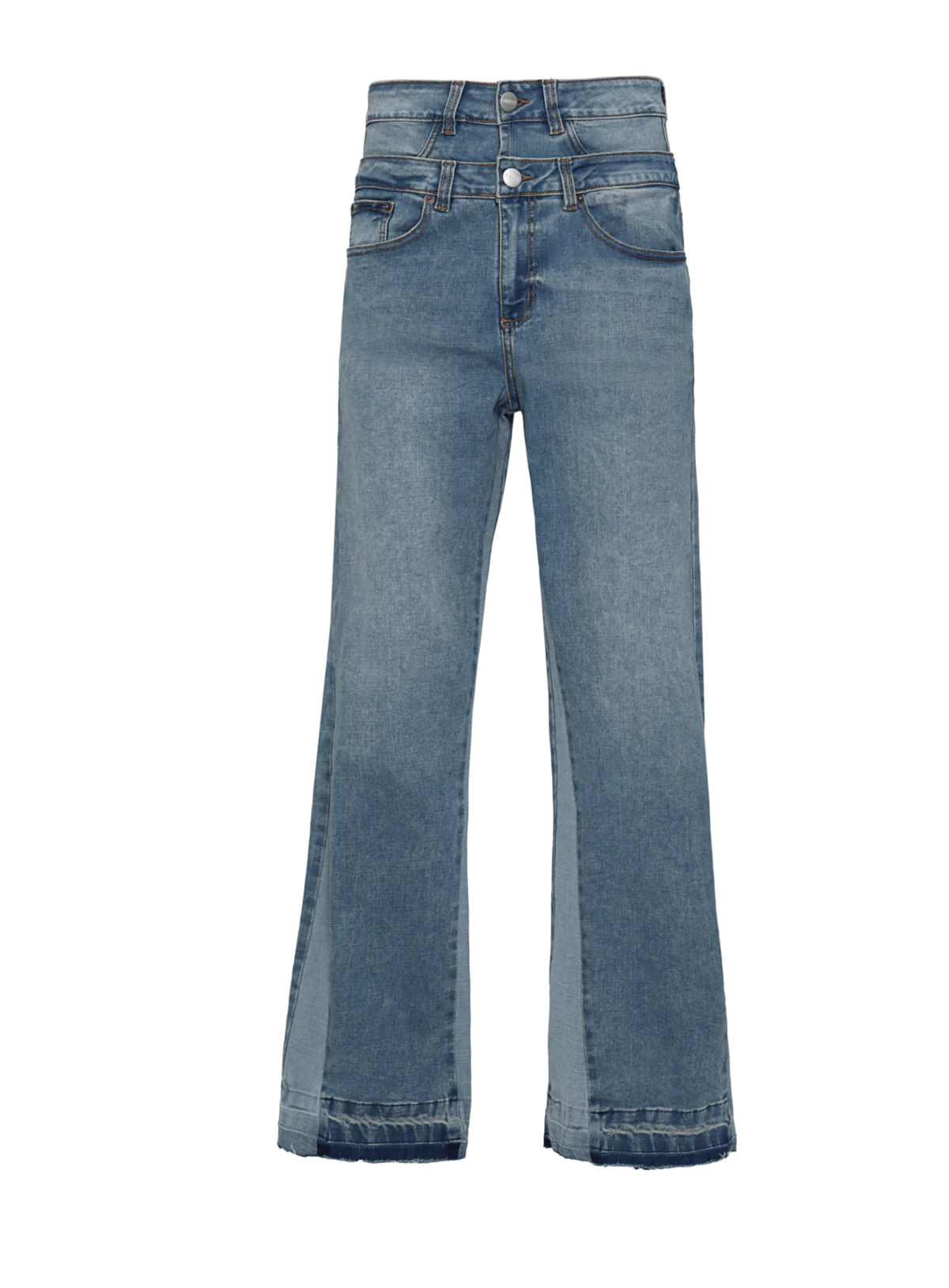 Sinners double blue flared jeans