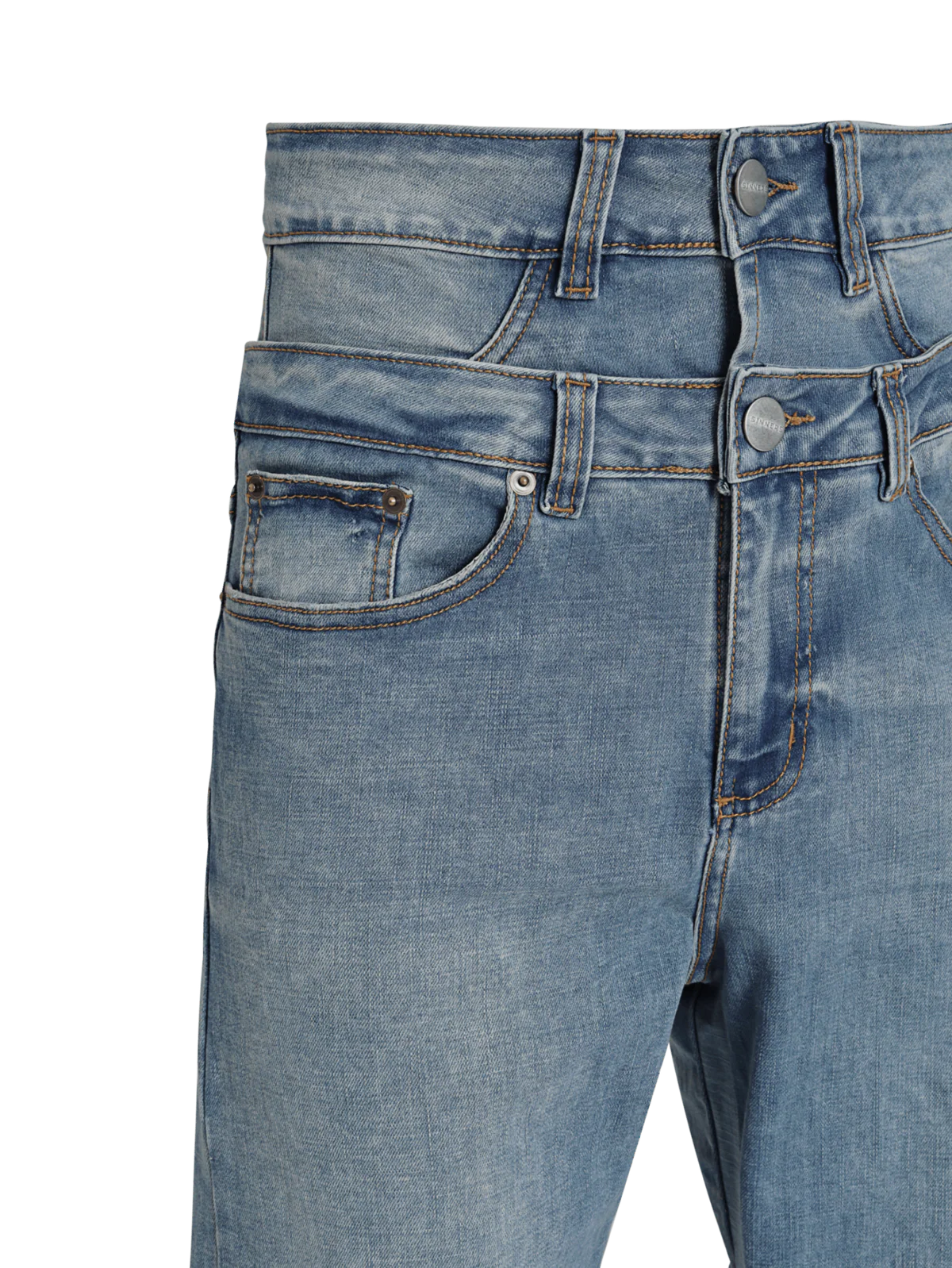 Sinners double blue flared jeans