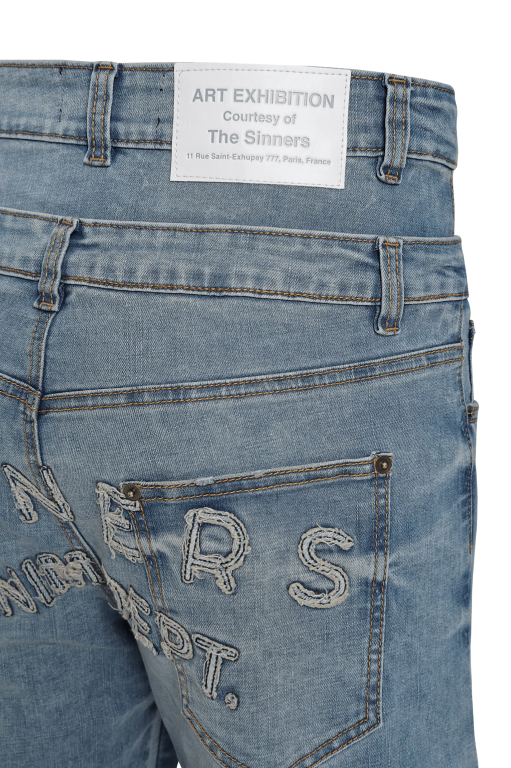 Sinners double blue flared jeans