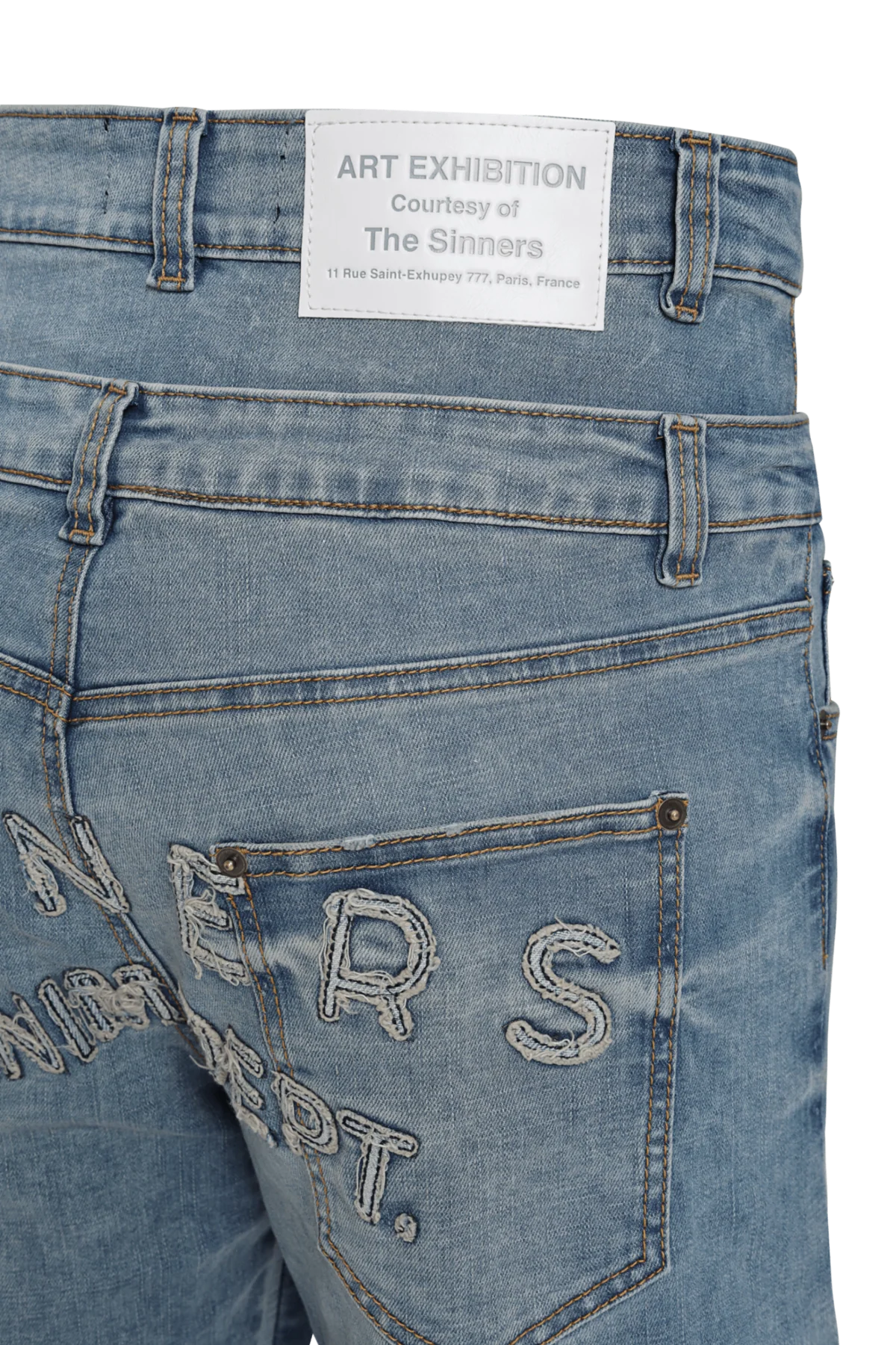 Sinners double blue flared jeans