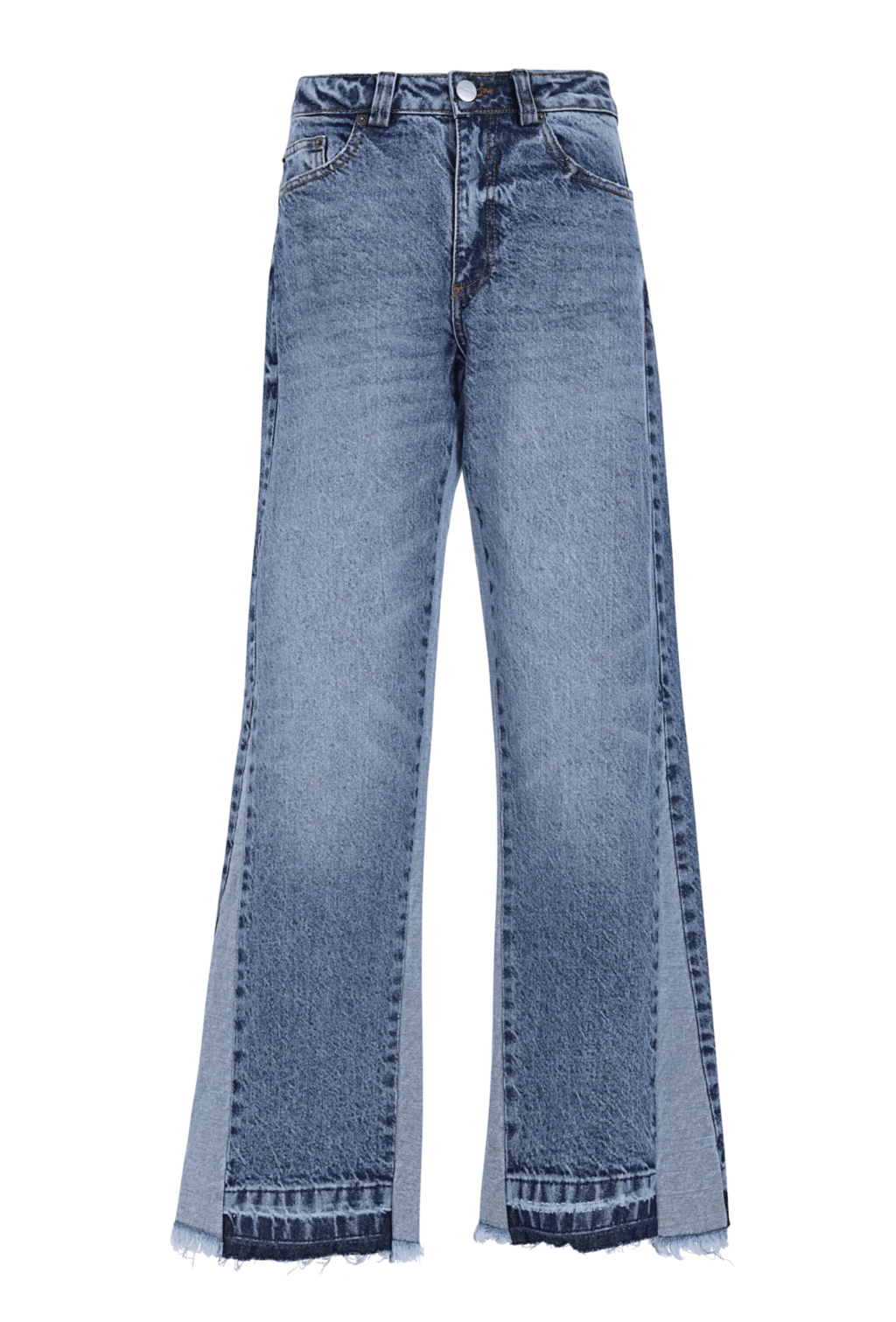 Sinners embroidered flared jeans
