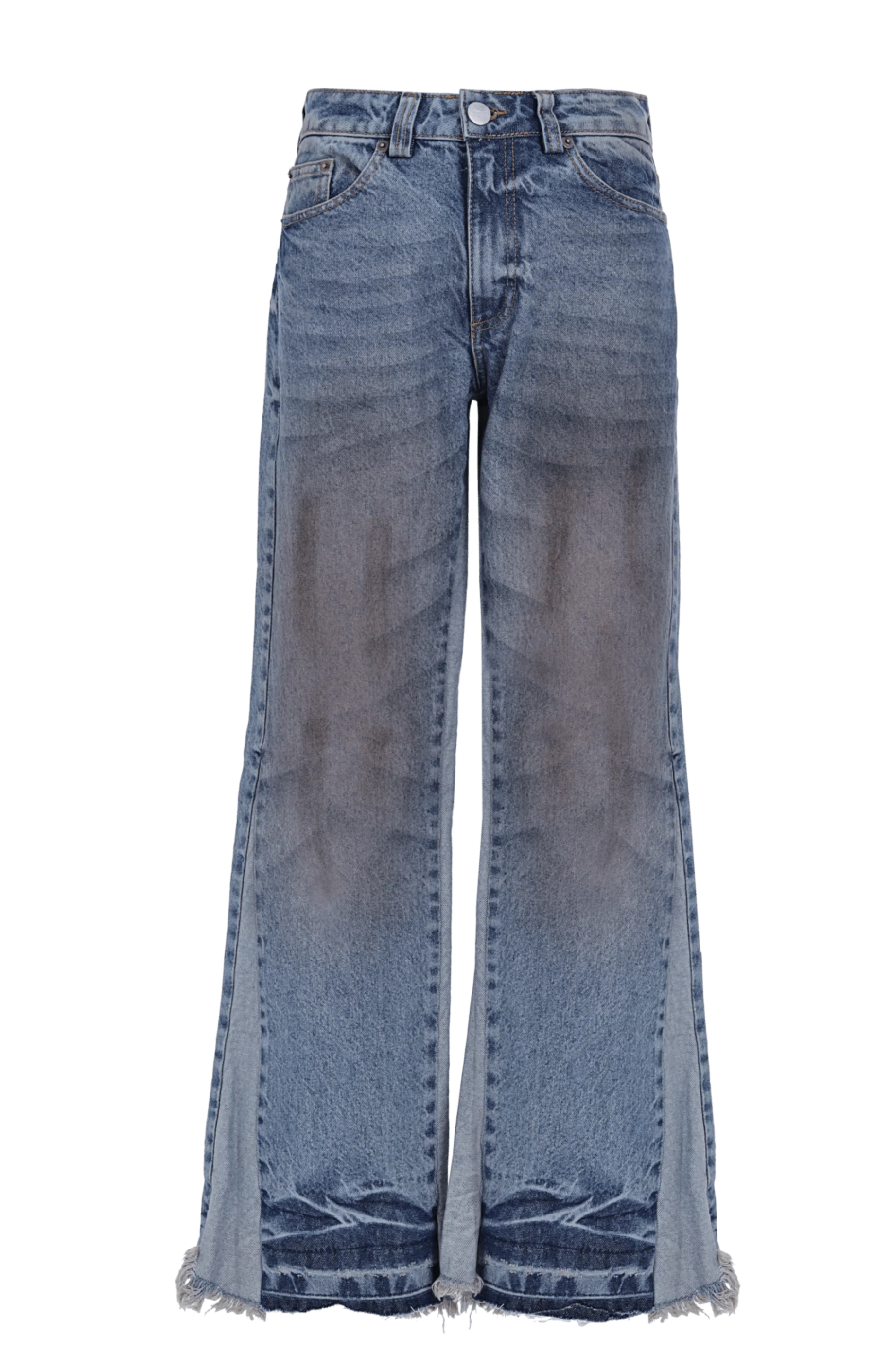 Sinners dirty flared jeans