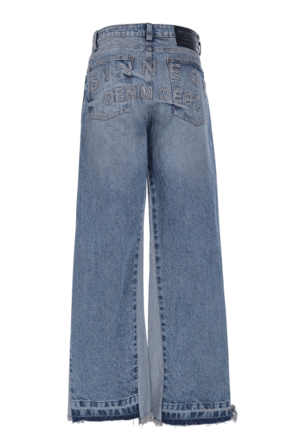 Sinners dirty flared jeans