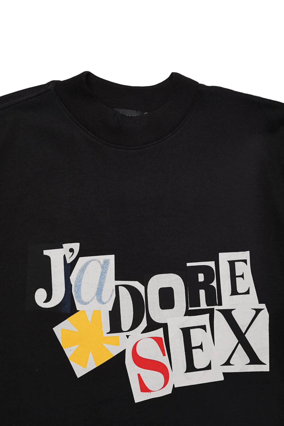 Sinners j'adore sex black t-shirt