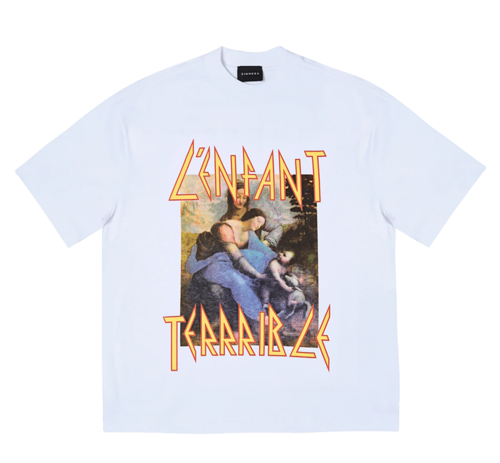 Sinners l'enfant terrible white t-shirt