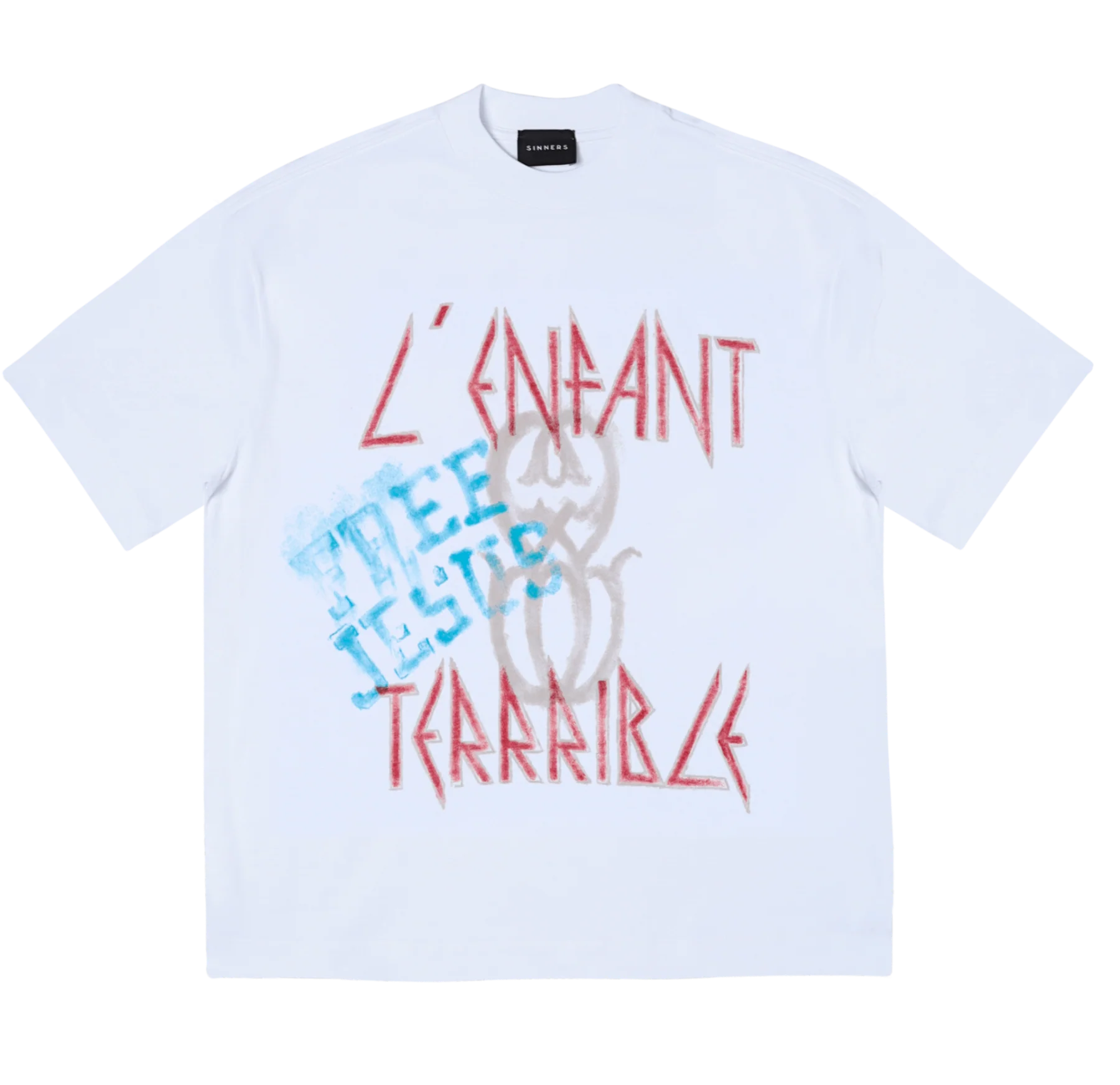 Sinners l'enfant monogram white t-shirt