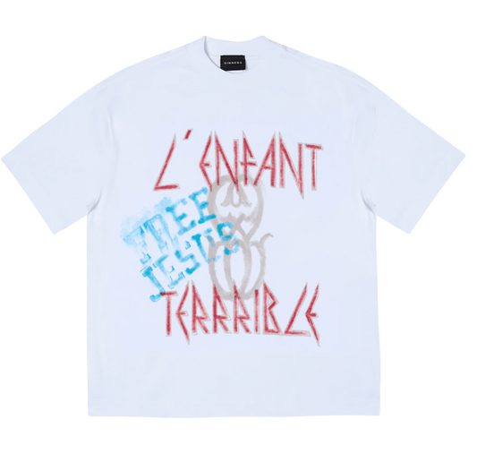 Sinners l'enfant monogram white t-shirt
