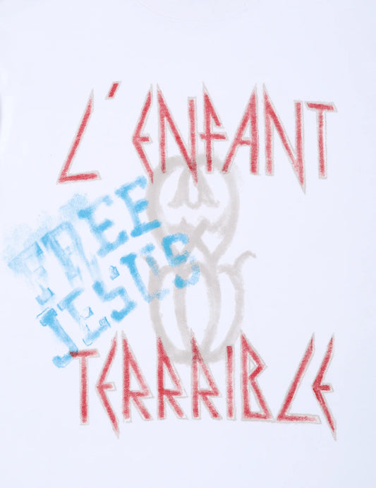 Sinners l'enfant monogram white t-shirt