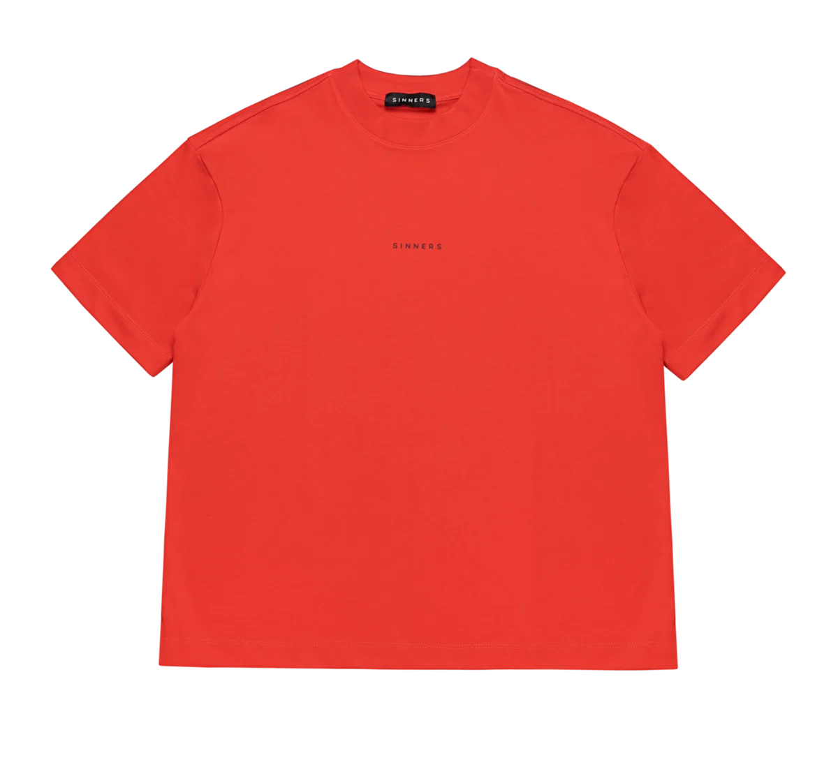 Sinners logo red t-shirt