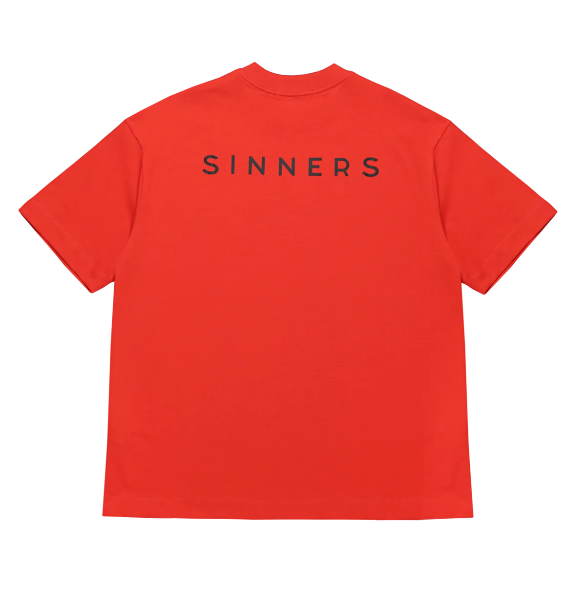 Sinners logo red t-shirt