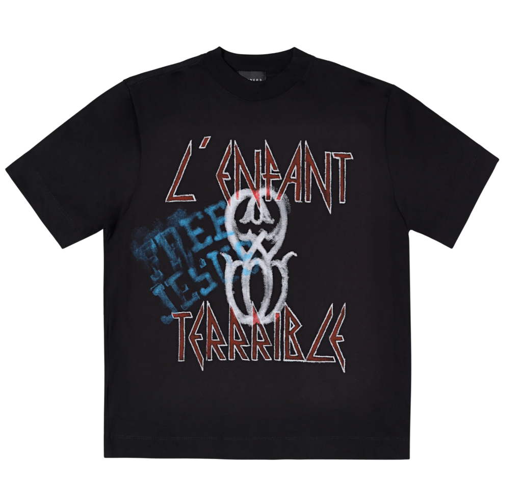 Sinners l'enfant monogram black t-shirt