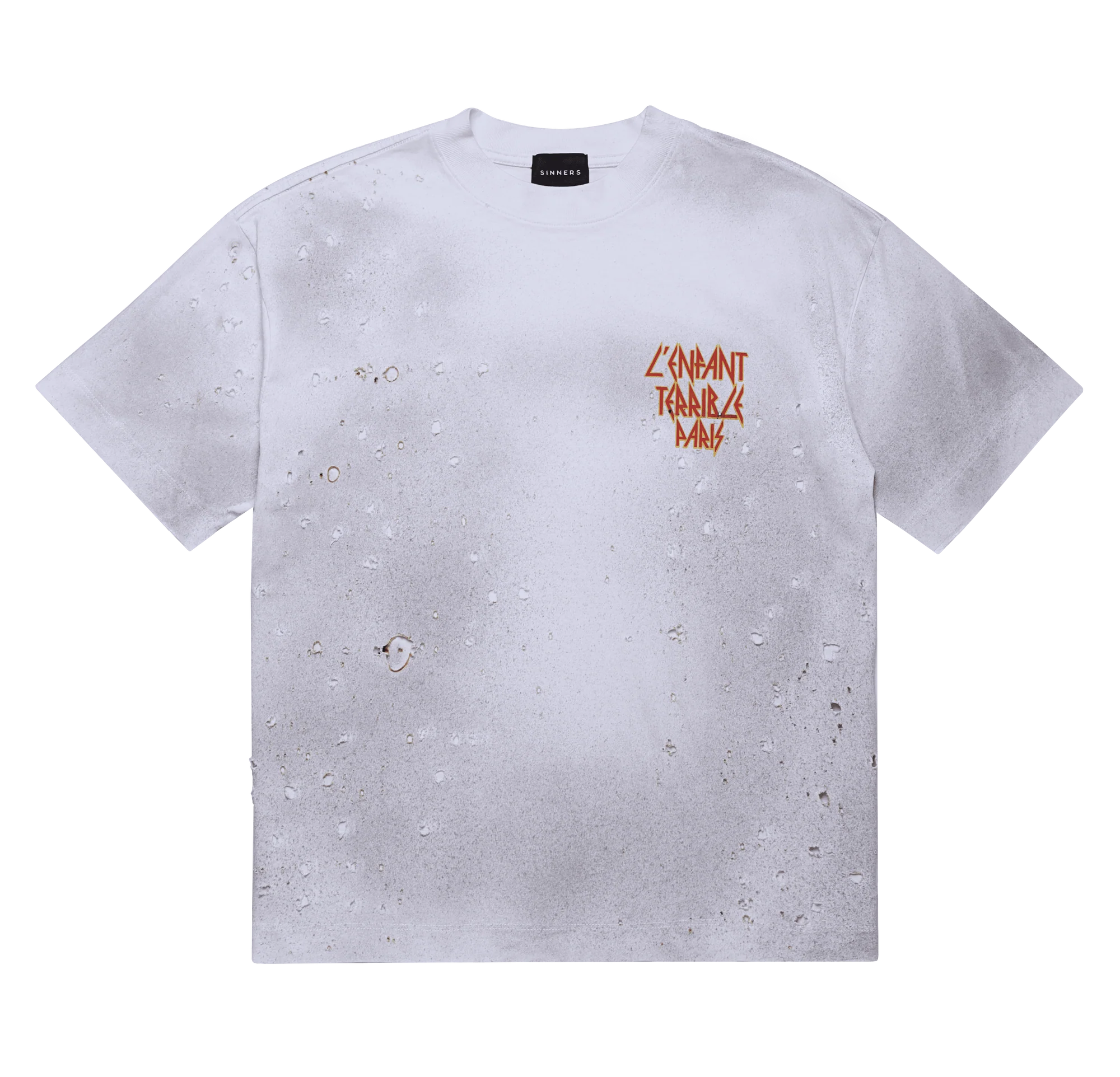 Sinners def shotgun white t-shirt