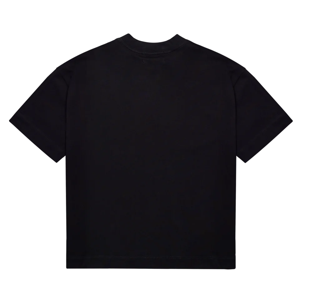 Sinners center logo black t-shirt