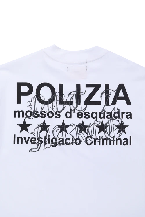Sinners polizia white t-shirt